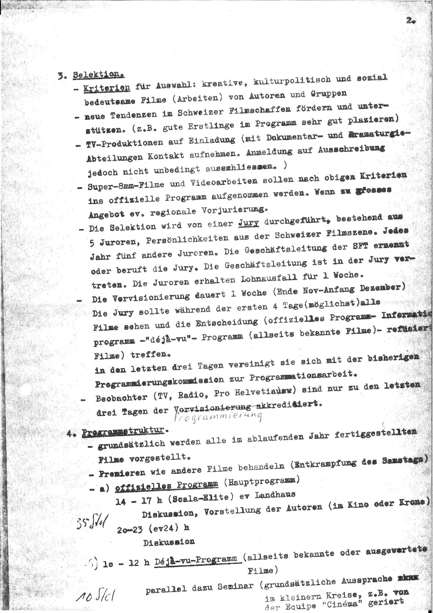 A quoi doivent ressembler les Journées de Soleure 1980-1983?, 1979, p.2