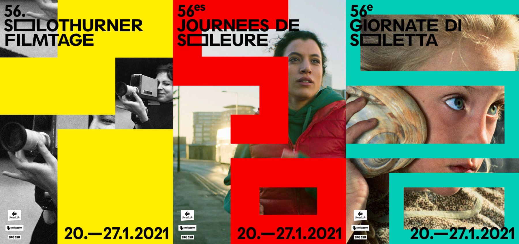 Visuals 56. Solothurner Filmtage Dreierserie